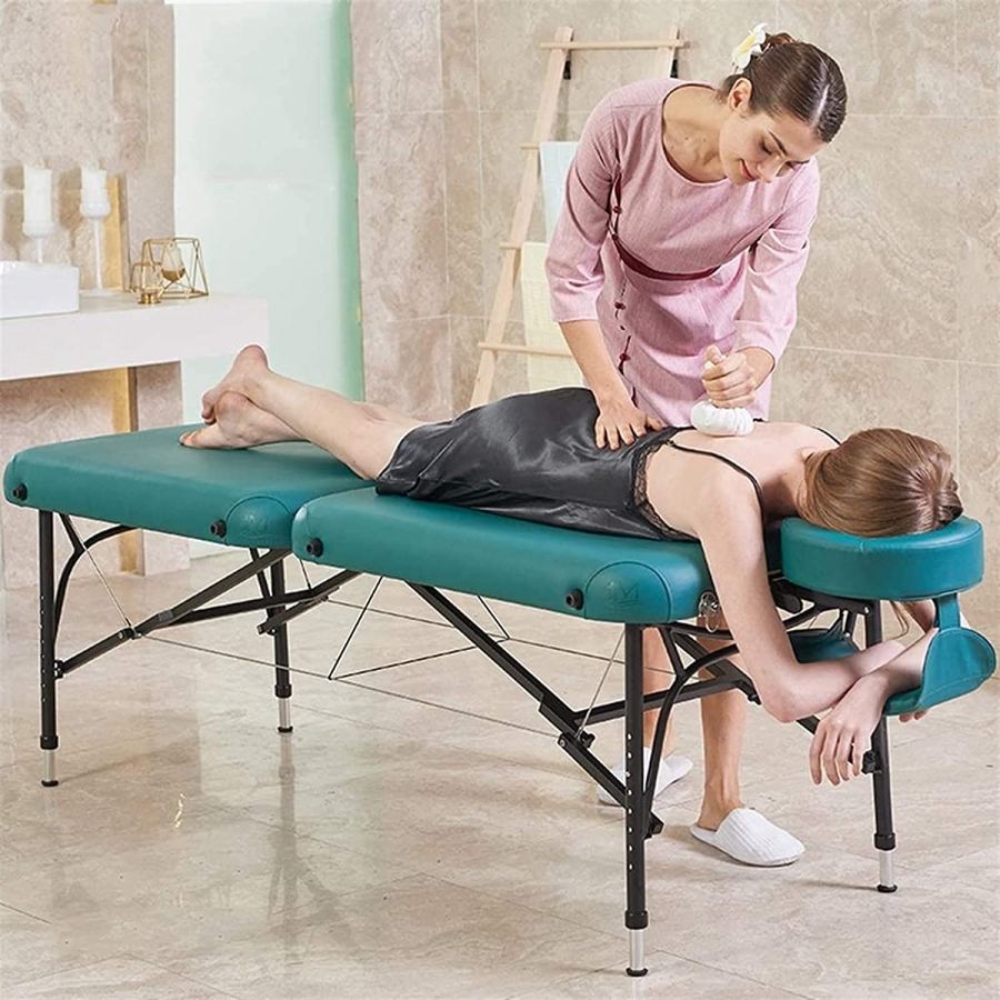 Beauty Salon Adjustable 2 Folding Massage Salon Table